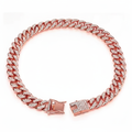 Collar Cadena Cubana Rosé